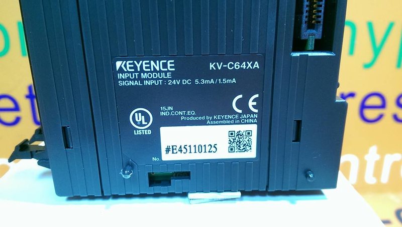 KEYENCE INPUT MODULE KV-C64XA - 裕益科技自動化設備可程式編碼器PLC